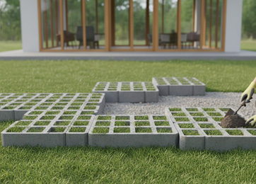 Grass Paver Block